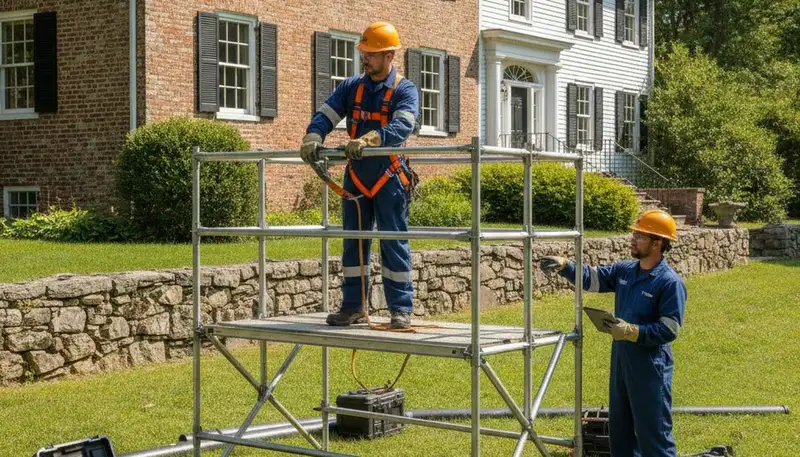 Norton, MA plumbing repair technician servicing a residential pipe leak