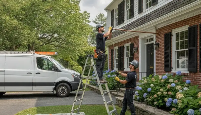 Plumber repairing pipes in Norton, MA for residential plumbing service