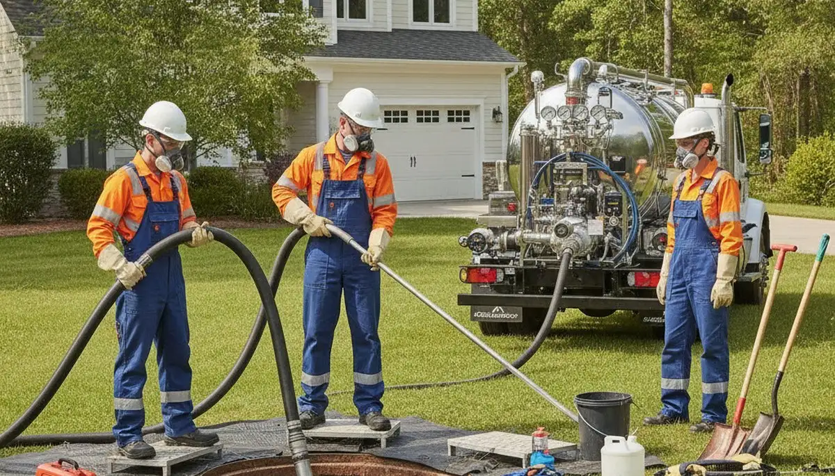 Septic tank cleaning service in Norton, MA for local homes and plumbing maintenance