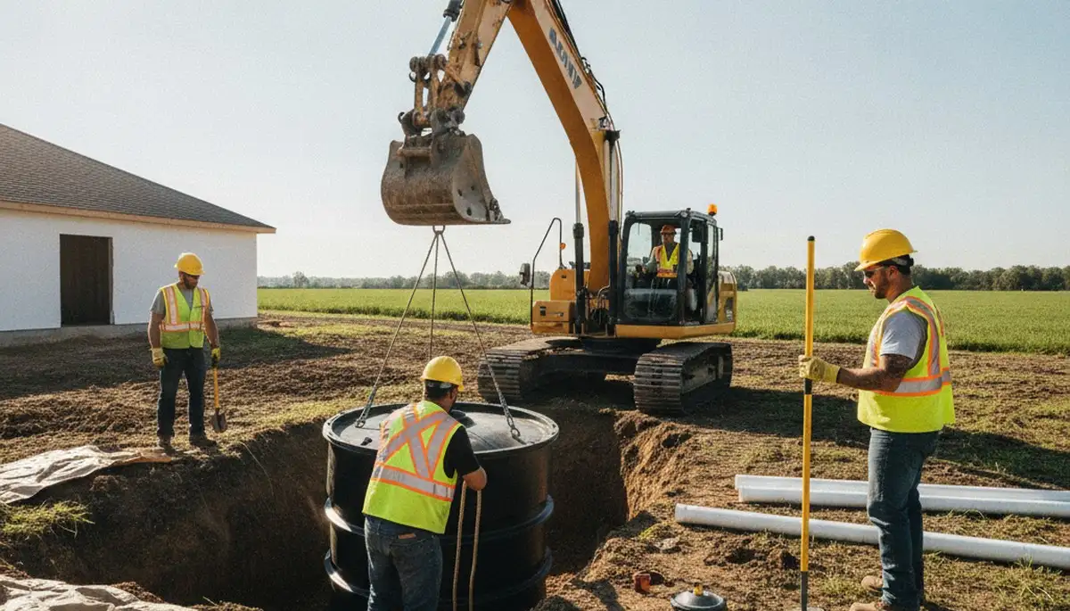 Septic tank installation for Norton, MA homes by On Call Plumbers