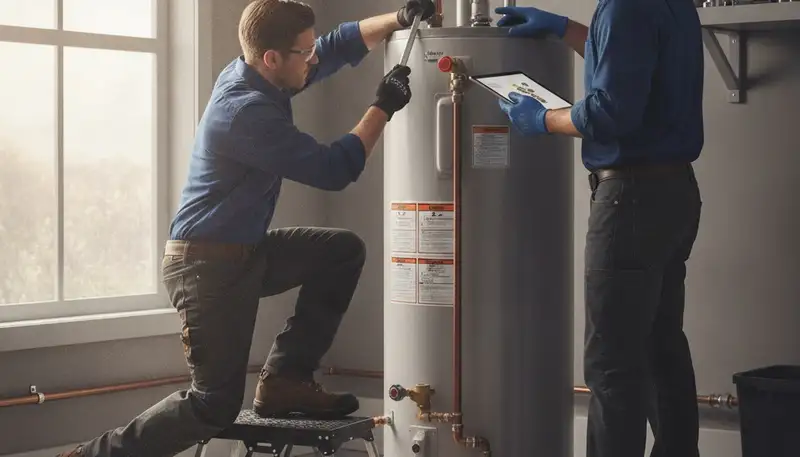 Water heater repair service in Norton, MA by On Call Plumbers for reliable home heating support