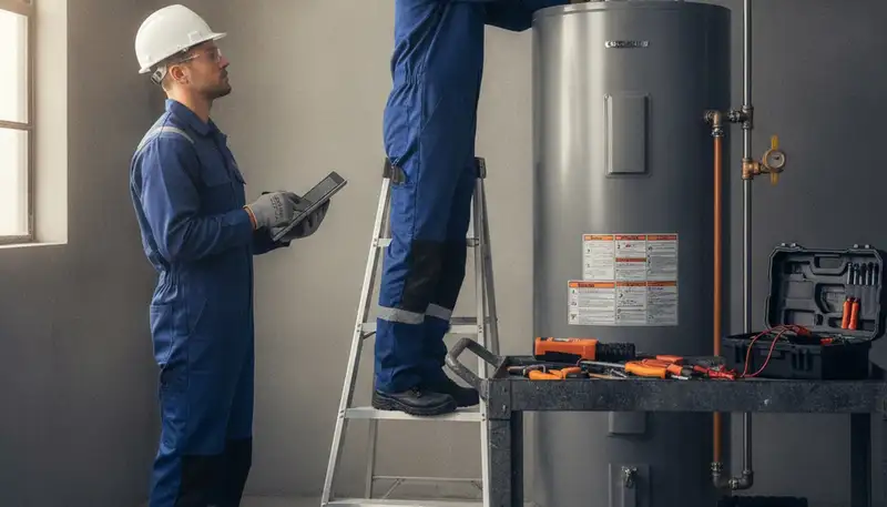 Water heater repair technician serving Norton, MA for homes with cold-season hot water issues